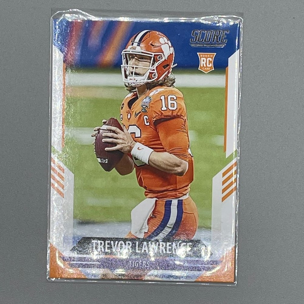 2021 Trevor Lawrence Panini Score NFL ROOKIE Card #301 Jacksonville Jaguars